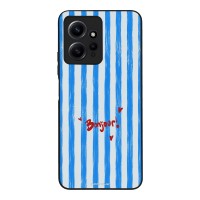 Θήκη Sonique Stripe Stories Series  για Xiaomi Redmi Note 12 4G Bonjour Blue