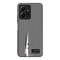 Θήκη Sonique Stripe Stories Series  για Xiaomi Redmi Note 12 4G Eye on You – Μαύρο