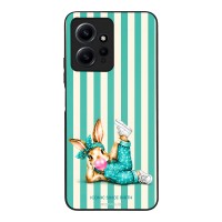 Θήκη Sonique Stripe Stories Series  για Xiaomi Redmi Note 12 4G Iconic Λαγουδάκι