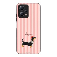 Θήκη Sonique Stripe Stories Series  για Xiaomi Redmi Note 12 5G / Poco X5 5G Bonjour Puppy