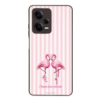 Θήκη Sonique Stripe Stories Series  για Xiaomi Redmi Note 12 Pro 5G Φλαμίνγκο