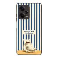 Θήκη Sonique Stripe Stories Series  για Xiaomi Redmi Note 12 Pro 5G Born for Luxury