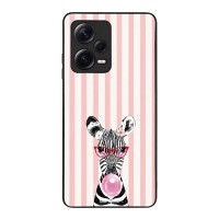 Θήκη Sonique Stripe Stories Series  για Xiaomi Redmi Note 12 Pro Plus Ζέβρα – Τσιχλόφουσκα