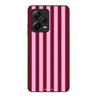 Θήκη Sonique Stripe Stories Series  για Xiaomi Redmi Note 12 Pro Plus Ρίγες Ροζ – Κόκκινο