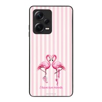Θήκη Sonique Stripe Stories Series  για Xiaomi Redmi Note 12 Pro Plus Φλαμίνγκο