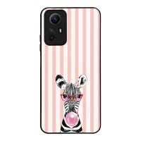 Θήκη Sonique Stripe Stories Series  για Xiaomi Redmi Note 12s Ζέβρα – Τσιχλόφουσκα
