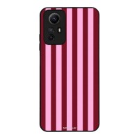 Θήκη Sonique Stripe Stories Series  για Xiaomi Redmi Note 12s Ρίγες Ροζ – Κόκκινο