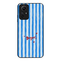 Θήκη Sonique Stripe Stories Series  για Xiaomi Redmi Note 12s Bonjour Blue