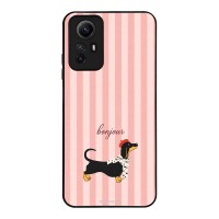 Θήκη Sonique Stripe Stories Series  για Xiaomi Redmi Note 12s Bonjour Puppy