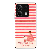 Θήκη Sonique Stripe Stories Series  για Xiaomi Redmi Note 13 5G Feed Your Ego
