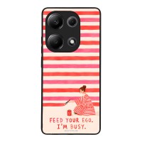 Θήκη Sonique Stripe Stories Series  για Xiaomi Redmi Note 13 Pro 4G / Poco M6 Pro 4G / Redmi Note 14S Feed Your Ego