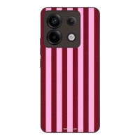 Θήκη Sonique Stripe Stories Series  για Xiaomi Redmi Note 13 Pro 5G / Poco X6 5G Ρίγες Ροζ – Κόκκινο