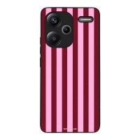 Θήκη Sonique Stripe Stories Series  για Xiaomi Redmi Note 13 Pro Plus 5G Ρίγες Ροζ – Κόκκινο