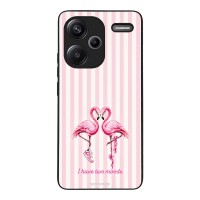 Θήκη Sonique Stripe Stories Series  για Xiaomi Redmi Note 13 Pro Plus 5G Φλαμίνγκο