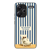 Θήκη Sonique Stripe Stories Series  για Xiaomi Redmi Note 13 Pro Plus 5G Born for Luxury