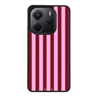 Θήκη Sonique Stripe Stories Series  για Xiaomi Redmi Note 14 4G (164.84mm) Ρίγες Ροζ – Κόκκινο