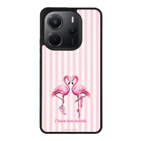 Θήκη Sonique Stripe Stories Series  για Xiaomi Redmi Note 14 4G (164.84mm) Φλαμίνγκο