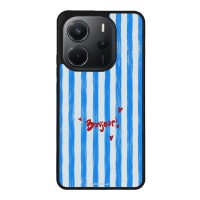 Θήκη Sonique Stripe Stories Series  για Xiaomi Redmi Note 14 4G (164.84mm) Bonjour Blue