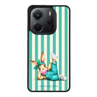 Θήκη Sonique Stripe Stories Series  για Xiaomi Redmi Note 14 4G (164.84mm) Iconic Λαγουδάκι