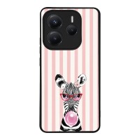 Θήκη Sonique Stripe Stories Series  για Xiaomi Redmi Note 14 5G Ζέβρα – Τσιχλόφουσκα