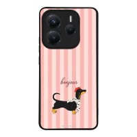 Θήκη Sonique Stripe Stories Series  για Xiaomi Redmi Note 14 5G Bonjour Puppy