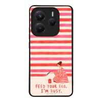 Θήκη Sonique Stripe Stories Series  για Xiaomi Redmi Note 14 5G Feed Your Ego