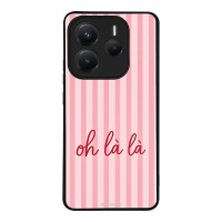 Θήκη Sonique Stripe Stories Series  για Xiaomi Redmi Note 14 5G Oh La La – Ροζ