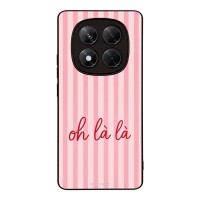 Θήκη Sonique Stripe Stories Series  για Xiaomi Redmi Note 14 Pro 4G Oh La La – Ροζ