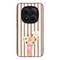 Θήκη Sonique Stripe Stories Series  για Xiaomi Redmi Note 15 Pro 5G Καφέ - Καμηλοπάρδαλη με Τσιχλόφουσκα