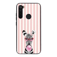 Θήκη Sonique Stripe Stories Series  για Xiaomi Redmi Note 8 / Redmi Note 8 2021 Ζέβρα – Τσιχλόφουσκα