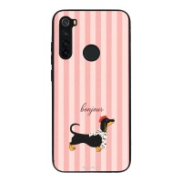 Θήκη Sonique Stripe Stories Series  για Xiaomi Redmi Note 8 / Redmi Note 8 2021 Bonjour Puppy