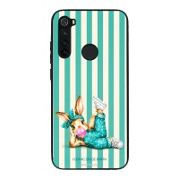 Θήκη Sonique Stripe Stories Series  για Xiaomi Redmi Note 8 / Redmi Note 8 2021 Iconic Λαγουδάκι