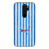 Θήκη Sonique Stripe Stories Series  για Xiaomi Redmi Note 8 Pro Bonjour Blue
