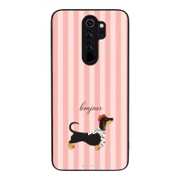 Θήκη Sonique Stripe Stories Series  για Xiaomi Redmi Note 8 Pro Bonjour Puppy
