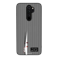 Θήκη Sonique Stripe Stories Series  για Xiaomi Redmi Note 8 Pro Eye on You – Μαύρο