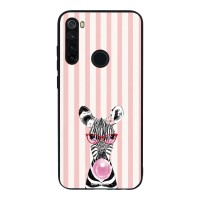 Θήκη Sonique Stripe Stories Series  για Xiaomi Redmi Note 8T Ζέβρα – Τσιχλόφουσκα