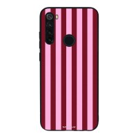 Θήκη Sonique Stripe Stories Series  για Xiaomi Redmi Note 8T Ρίγες Ροζ – Κόκκινο