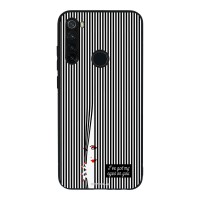 Θήκη Sonique Stripe Stories Series  για Xiaomi Redmi Note 8T Eye on You – Μαύρο