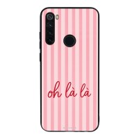 Θήκη Sonique Stripe Stories Series  για Xiaomi Redmi Note 8T Oh La La – Ροζ