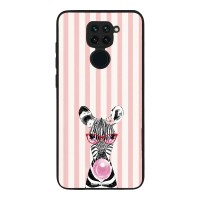 Θήκη Sonique Stripe Stories Series  για Xiaomi Redmi Note 9 Ζέβρα – Τσιχλόφουσκα