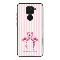 Θήκη Sonique Stripe Stories Series  για Xiaomi Redmi Note 9 Φλαμίνγκο