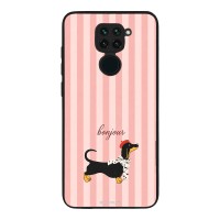 Θήκη Sonique Stripe Stories Series  για Xiaomi Redmi Note 9 Bonjour Puppy