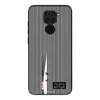 Θήκη Sonique Stripe Stories Series  για Xiaomi Redmi Note 9 Eye on You – Μαύρο