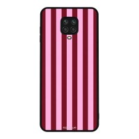 Θήκη Sonique Stripe Stories Series  για Xiaomi Redmi Note 9S/9 Pro Ρίγες Ροζ – Κόκκινο