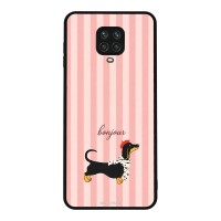 Θήκη Sonique Stripe Stories Series  για Xiaomi Redmi Note 9S/9 Pro Bonjour Puppy