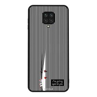 Θήκη Sonique Stripe Stories Series  για Xiaomi Redmi Note 9S/9 Pro Eye on You – Μαύρο