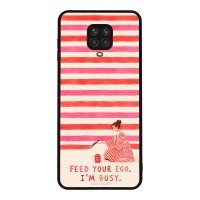 Θήκη Sonique Stripe Stories Series  για Xiaomi Redmi Note 9S/9 Pro Feed Your Ego