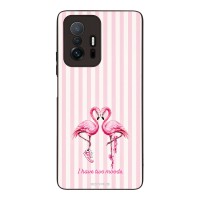 Θήκη Sonique Stripe Stories Series  για Xiaomi Xiaomi 11T / Xiaomi 11T Pro Φλαμίνγκο