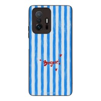 Θήκη Sonique Stripe Stories Series  για Xiaomi Xiaomi 11T / Xiaomi 11T Pro Bonjour Blue