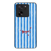 Θήκη Sonique Stripe Stories Series  για Xiaomi Xiaomi 13T 5G / Xiaomi 13T Pro 5G Bonjour Blue